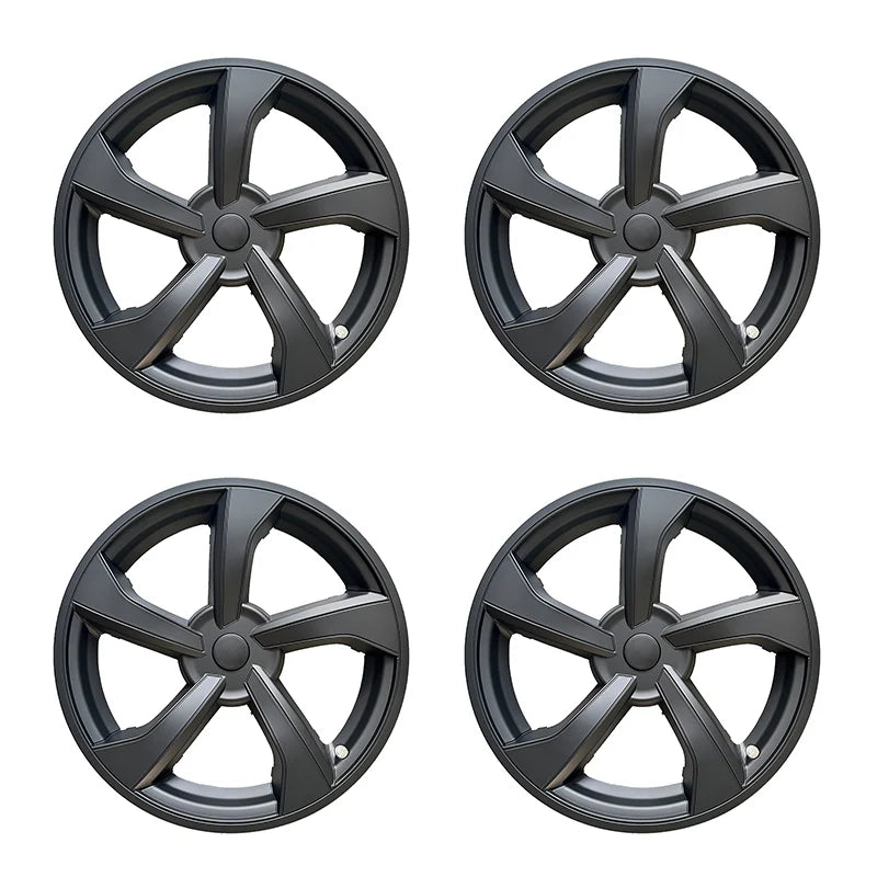 4PCS Hub Cap for Tesla New Model Y Juniper 2025 2026 Car Replacement Wheel Cap 19 Inch Performance Automobile Hubcap Full Cover CM World