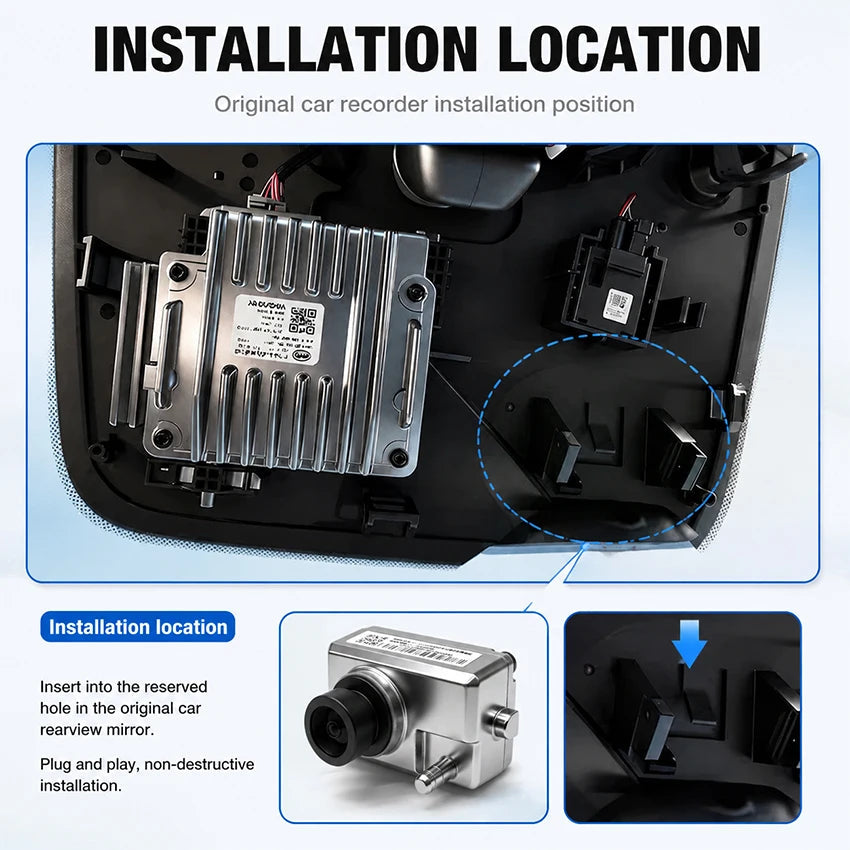 HD Dash Cam For BYD HC-3776940M Car Dvr Recorder Camera For BYD Sealion 7 SL7 2024-2026 (Not Available in EU and UK) Car Mobile World