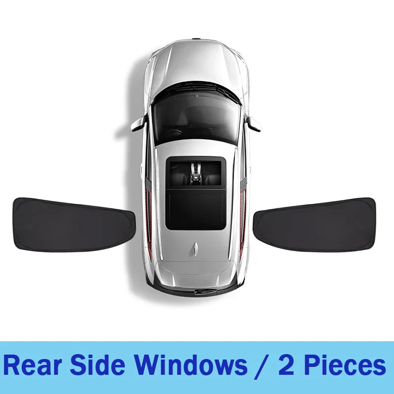 Car Sunshade For Jeep Renegade BU 2015-2024 Heat Insulation Shade Sun Protection Anti-UV Sunshade Privacy Black Auto Accessories