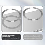 Luxury Ultra Thin Metallic Paint Skin-friendly Frameless Case For Samsung S26 Ultra S25 S24 S23 Plus for Magsafe Anti-drop Cover
