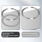 Luxury Ultra Thin Metallic Paint Skin-friendly Frameless Case For Samsung S26 Ultra S25 S24 S23 Plus for Magsafe Anti-drop Cover