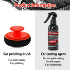 Graphene nano-ceramic car coating kit, universal professional car beauty, high gloss car paint protection, long-lasting gloss CM World
