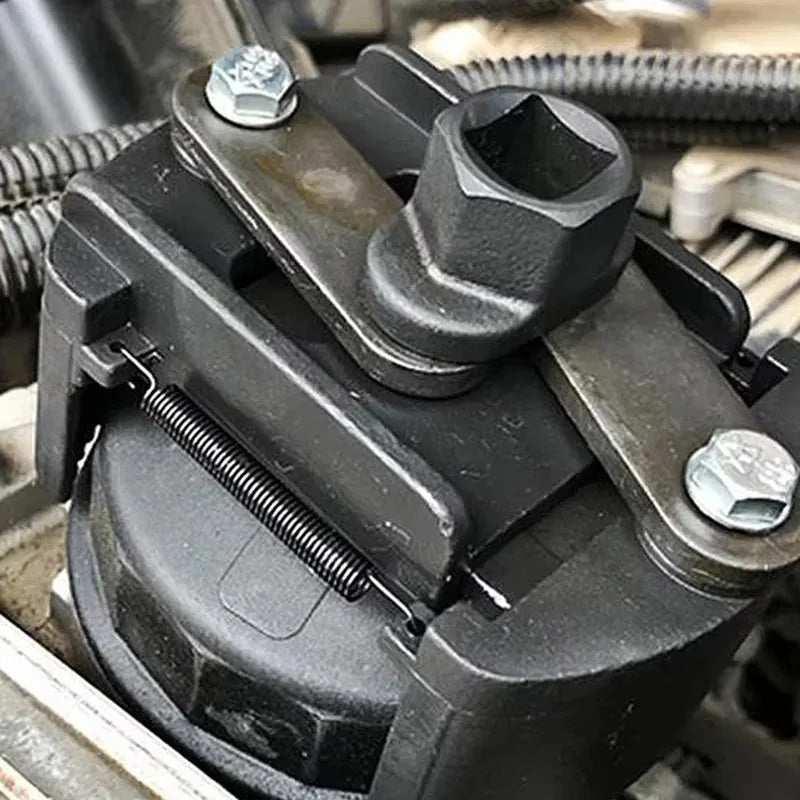 Universal Adjustable Two-Jaws Oil Filter Wrench Filter 60-80mm Filter Wrenches Remover Steel Fuel Cast Two-Claw Car Mobile World