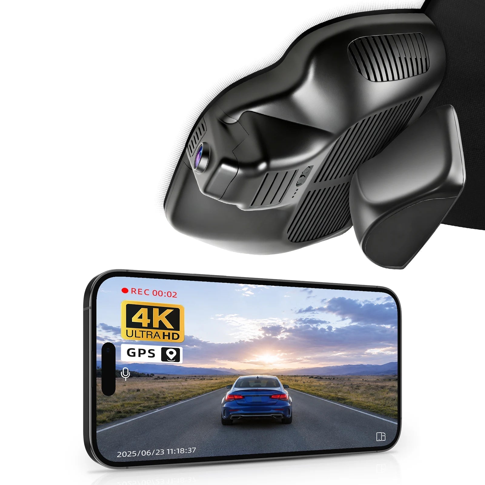 Mangoal 4K WiFi & APP GPS Car DVR Dash Cam For Mercedes Benz GLC Gen2 X254 C254 2021-2026 Model A/B Plug and Play Car Mobile World