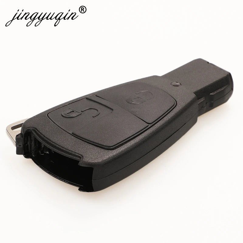 jingyuqin 2/3 Button Old Style Remote Car Key Shell For Benz Mercedes C180 1998-2004 W202 Smart Key Fob Cover Case With Blade CM World