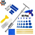 PWS Car Dent Repair Tools Puller Removal Kit Slide Hammer Reverse Hammer Tool Body Suction Cup Adhesive Blue Glue Tabs CM World