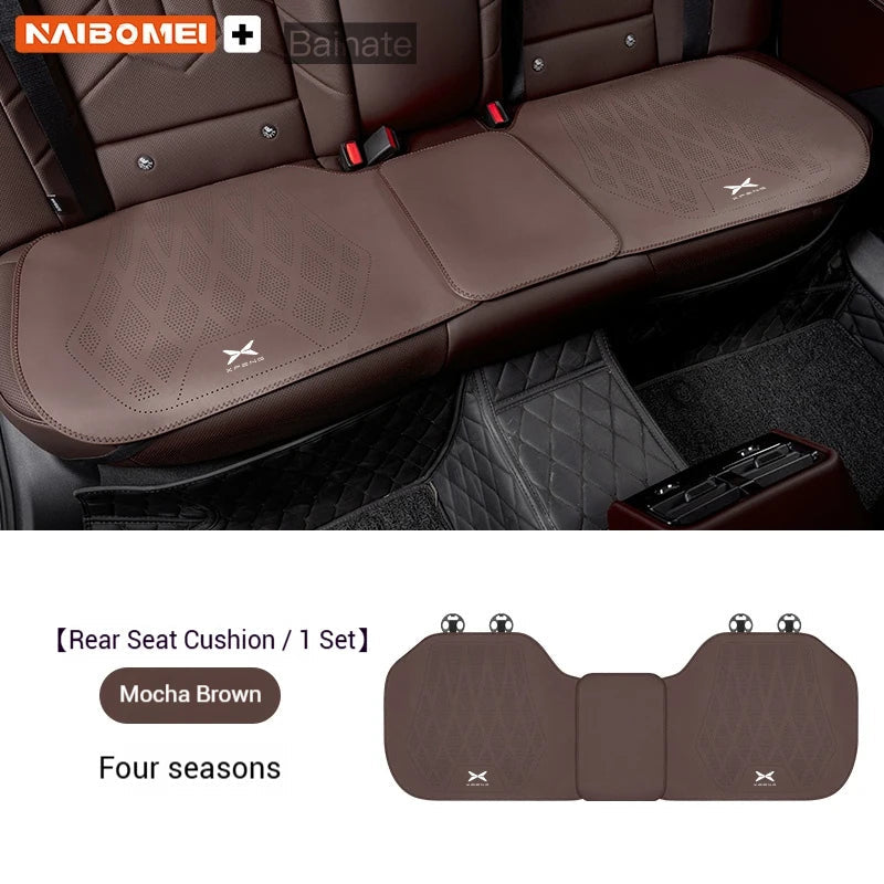 Car Seat Covers, For XPENG G6 P7 G9 MONA M03 G3 P5, Protective Covers Breathable Sweatproof, Four Seasons Leather Seat Cushion Car Mobile World
