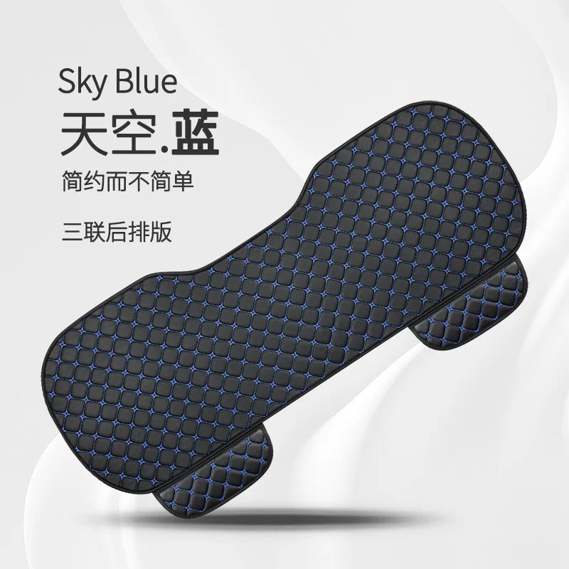 Comfortable Napi Four Seasons Universal Seat Cushion Car Seat Cushion Star Embroidered Back Row Anti slip Five seater CM World