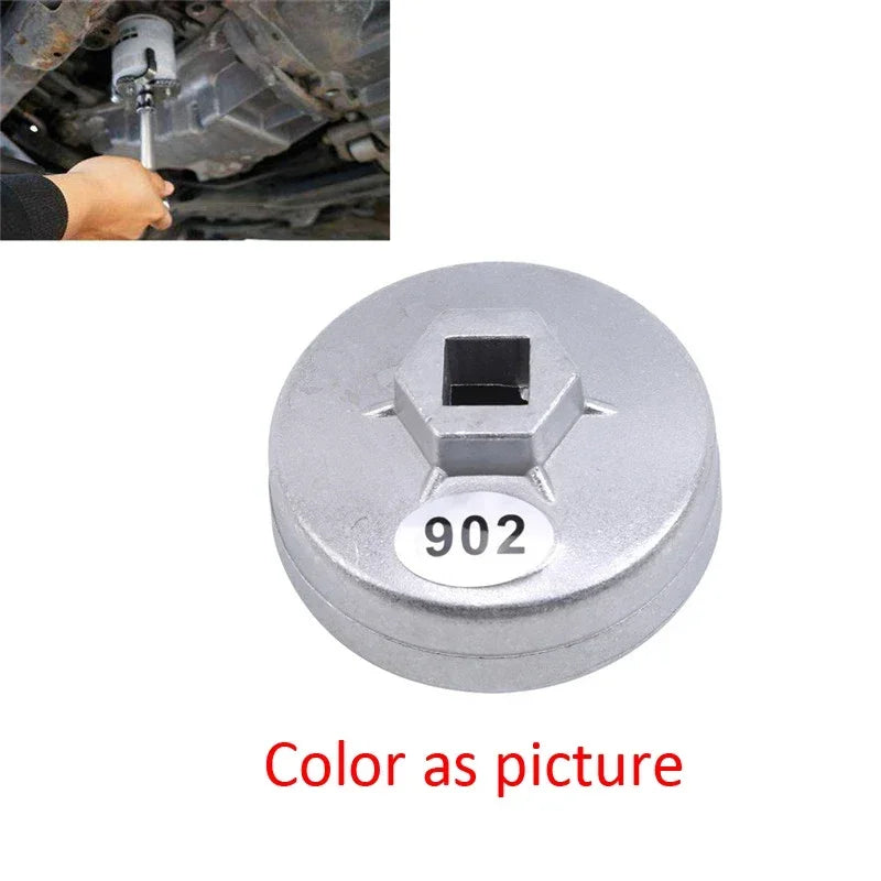 Wrench Auto Tool 1/2 Square Drive 65mm 67mm 74mm 79mm End Cap Oil Filter Wrench Auto Hand Tools Remover Tool Car Accessories Car Mobile World