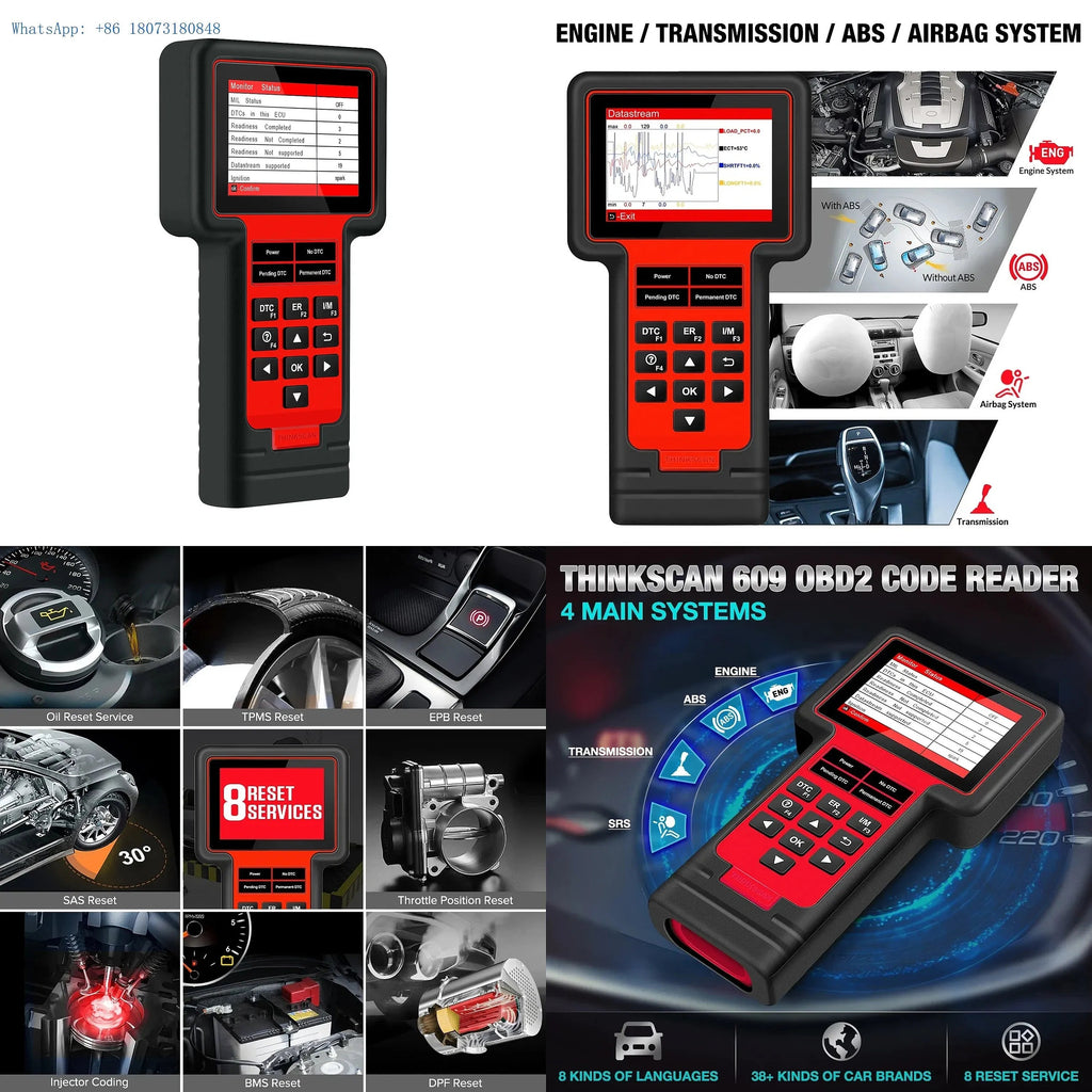 New Product THINKCAR Thinkscan 609 Easydiag Cabl Mini OBD OBD2 Code Reader Auto Car Scanner Jaltest Diagnostic Tool Car Mobile World
