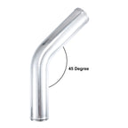 UXCELL 45 Degree Intercooler Pipe 63mm 70mm 76mm OD 300mm 500mm Long Aluminum Alloy Tube Intercooler Pipe Air Intake Tube