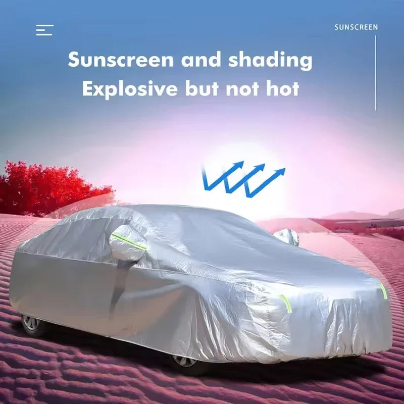 For BYD Song PLUS Oxford Cloth Full Car Cover Waterproof Dustproof UV Sun Snow Outdoor Protection