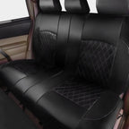 Premium Faux Leather Car Seat Covers Full Set, Airbag Compatible, Universal Fit for Cars Trucks SUVs CM World
