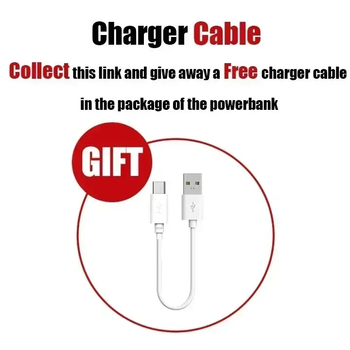 VIVO 2026 Large Capacity 500000mAh Powerbank 120W Fast Charging LEDPower Bank Portable Battery Charger Supply For Iphone Samsung Car Mobile World