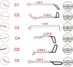 Universal Auto Body Removal Stainless Steel Crowbar Paintless Dent Repair Kit Professional Workshop Car Accessories Hands Tools CM World