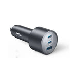 Anker USB-C Car Charger for iPhone 16, 167.5W Max 3-Port Ultra-Compact Type-C Fast Phone Car Charger Car Mobile World