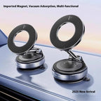 Magnetic Car Phone Holder Car Bracket Vacuum Adsorption Phone 360° Rotation For Car Desk Bathroom Strong Magnetic Bracket CM World