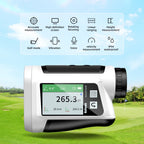 NOHAWK Multi-function Golf Rangefinder, Side Screen Display And Voice Announcement,  Flag Lock Vibration for Golfers And Hunters CM World