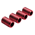 4Pcs Car Tire Valve Stems Cap Knurling Style Tire Valve Cap Aluminum Tire Wheel Stem Air Valve Cap car Universal accessories CM World