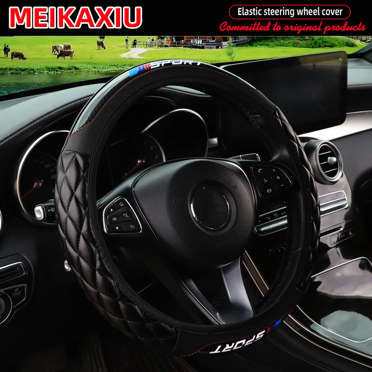 The new crystal carbon fiber SPORT car comes with a universal disc cover without inner ring for all seasons. CM World