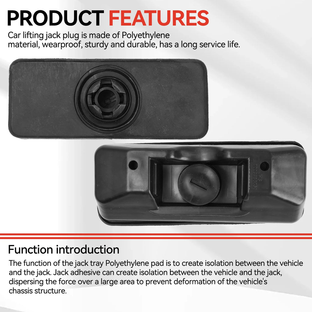 1pc/4pcs Car Lift Jacking Point Support Plug Plate Block Jack Pad FOR Mercedes-Benz W204 C204  W218 W212 0009986750 A0009986750 CM World