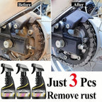 Car Rust Remover Car Wheel Care Quick Remover Car Exhaust Pipe Rust Removal Spray Cleaning Metal Iron Powder