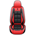 Universal Auto Seat Cover All-inclusive Four Seasons Anti-slip Dirt-resistant PU Leather Car Seat Cushion for Most Car Models Car Mobile World