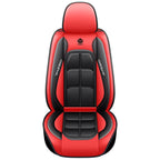 Universal Auto Seat Cover All-inclusive Four Seasons Anti-slip Dirt-resistant PU Leather Car Seat Cushion for Most Car Models Car Mobile World