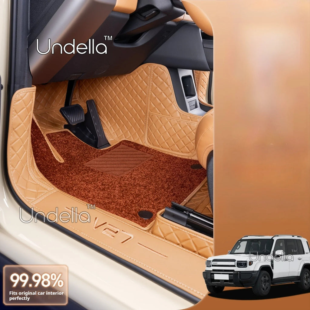 Full Surround Floor Liners For iCAUR V27 Esteo V27 2026 2027 All Weather Waterproof Car Floor Mat Anti‑Slip Interior Accessories