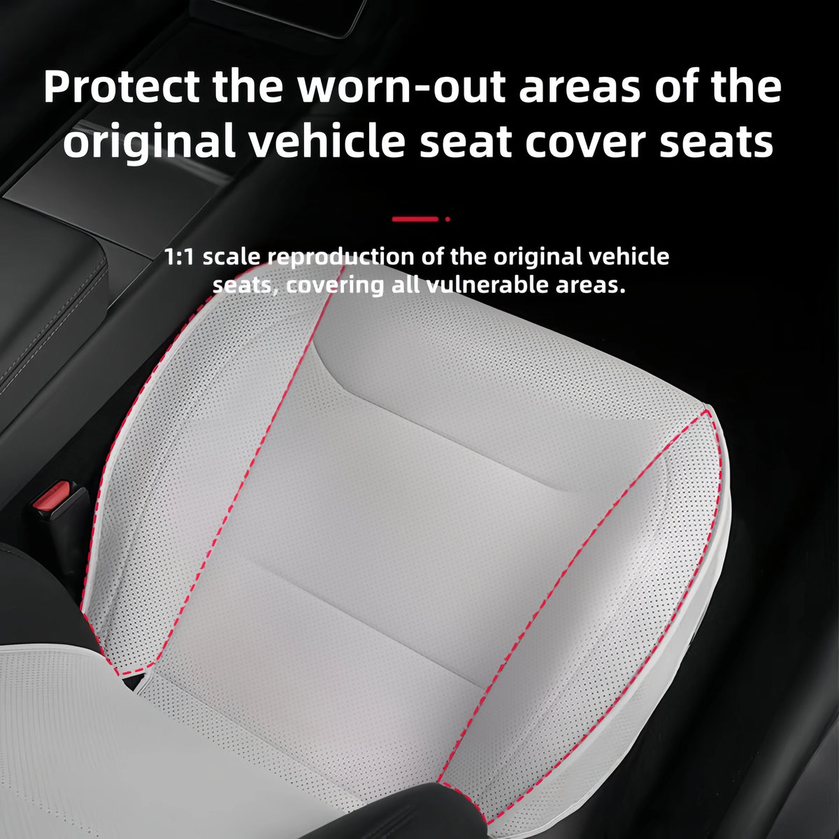 7-Piece Set For Tesla Model Y Juniper 2025+ Standard Exclusive Semi-Cover Seat Covers Breathable All-Season Interior Accessories