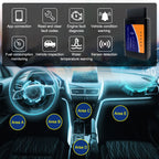 OBD2 Scanner ELM327 Car Diagnostic Detector Code Reader Tool V1.5 WIFI Bluetooth OBD 2 for Android IOS Auto Scan Repair Tools Car Mobile World