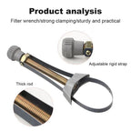 Car Oil Filter Removal Tool Adjustable 60mm to120mm Diameter Adjustable  Hand Tools Steel Strap Wrench