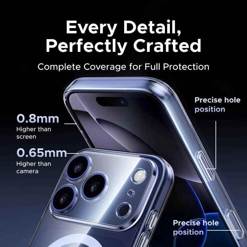 UGREEN Magnetic Case for iPhone 17 Pro Cases Shockproof Cover for iPhone 17 16 15 14 Pro Air 17pro max for Magsafe Macsafe Case Car Mobile World