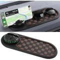 2-in-1 Anti-Slip Dashboard Mat with Phone Holder, 360 Degree Rotation, Phone Holder for Car CM World