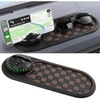 2-in-1 Anti-Slip Dashboard Mat with Phone Holder, 360 Degree Rotation, Phone Holder for Car CM World