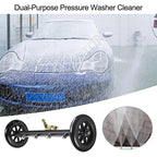 5000PSI car chassis high pressure washer 16 inch electric car washing locomotive bottom water broom with 2 extension rods CM World