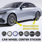 56mm60mm65mm75mm Car Wheel hub Center Cap Badge covers sticker 4pcs Mercedes Benz W204 W205 W212 W213 W177 W176 W117 X253 W247 CM World