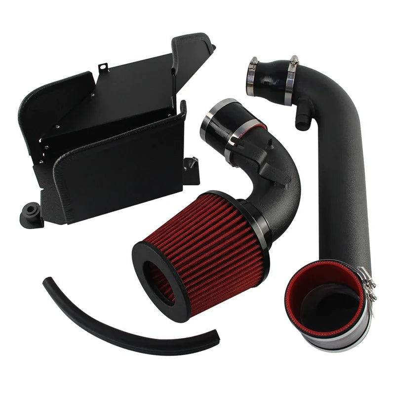 Cold Air Intake System High Flow Air Filter Black Kit Fits for A3 EA888 1.8T VW MK6 GTI Jetta Passat Audi TT 2.0T Engine