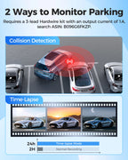AZDOME 1080P Dash Cam M200 150° Wide Angle Built-in GPS WiFi Car Camera G-Sensor App Control 24H Parking Surveillance Car DVR Car Mobile World