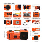 Professional 5-ton Portable Car DC 12V 5T Multifunctional Hydraulic Floor Jack With Electric Impact Wrench CM World