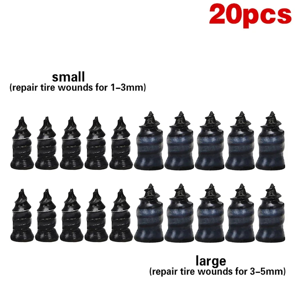 Car Vacuum Tyre Repair Nail 70pcs Motorcycle Truck Scooter Bike Tire Puncture Repair Tubeless Tools for Car Tire Repair Tools CM World