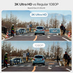 Dash cam KAWA D6 3K Video Recorder Car Dash Camera for AUTO, Car DVR Voice Control,Night Vision Dashcam  Upgrade