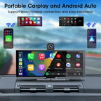 11.26 inch Dash Cam Car DVR 4K Camera Wireless Carplay Android Auto Touch Screen Dual Len Video Recorder Dashboard BT FM AUX GPS Car Mobile World