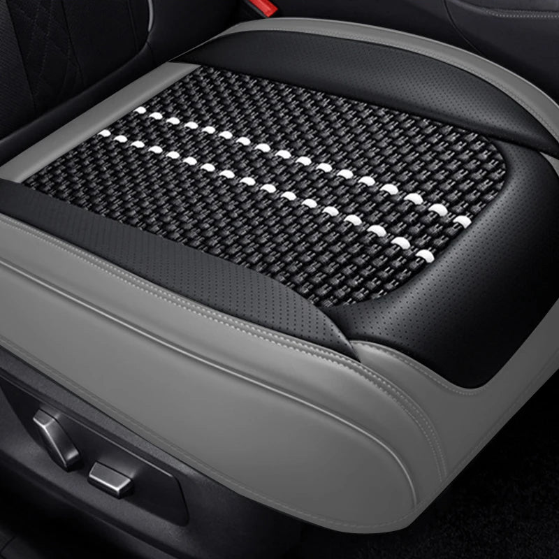 Luxury Car Front Seat Cover Fully Surround Car Seat Cushion Breathable Leather Auto Cushion Interior Four Seasons Universal