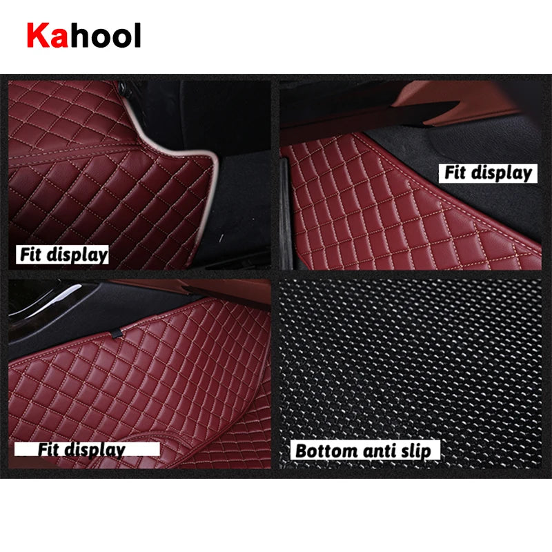 KAHOOL Custom Car Floor Mats For Bentley Bentayga Auto Carpets Foot Coche Accessorie