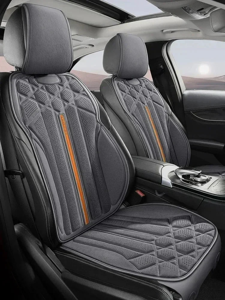 Universal Suede Car Seat Covers - Breathable Car Seat Protector,Seat Covers for Cars Full Set,Internal Spare Parts Seat Cushion CM World