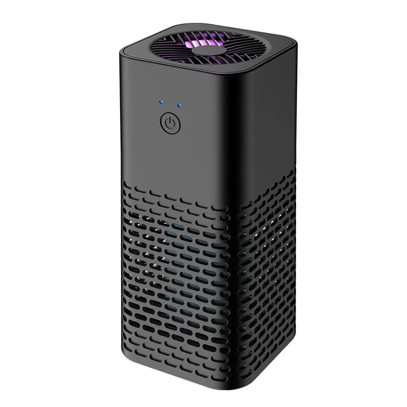 Smart Car Air Purifier Fragrance Diffuser Portable for Office Desktop & Auto Eliminate Smoke Odor USB Charging High Purification CM World