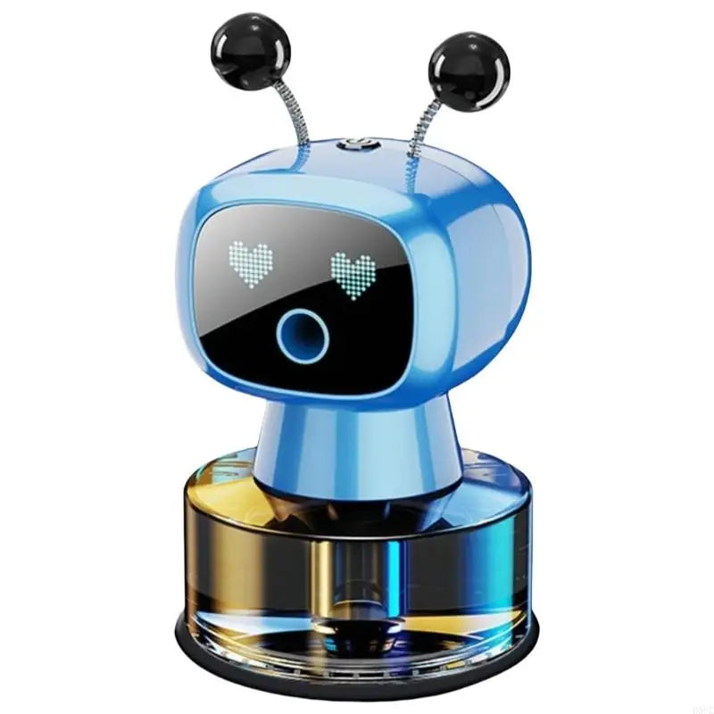 Innovative Robot Car Air Purifier Scent Diffuser with Usb Charges Port Creative Robot Design Car Air Freshener Car Mobile World