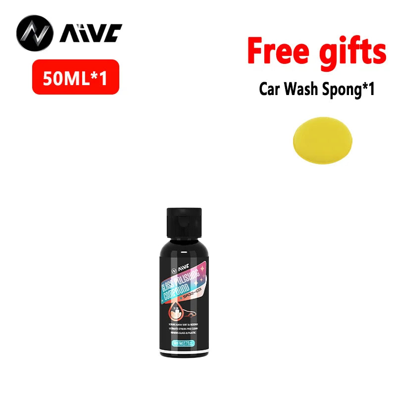 AIVC Car Glass Film Remover Windshield Cleaner Glass Film Coating Glass Oil Paste Film Emoval Cream Clean Stains Auto Detailing