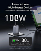 Anker Prime Charger, 100W USB C Charger, 3-Port GaN USB Charger Block, Foldable and Compact for MacBook, iPad, iPhone Series Car Mobile World